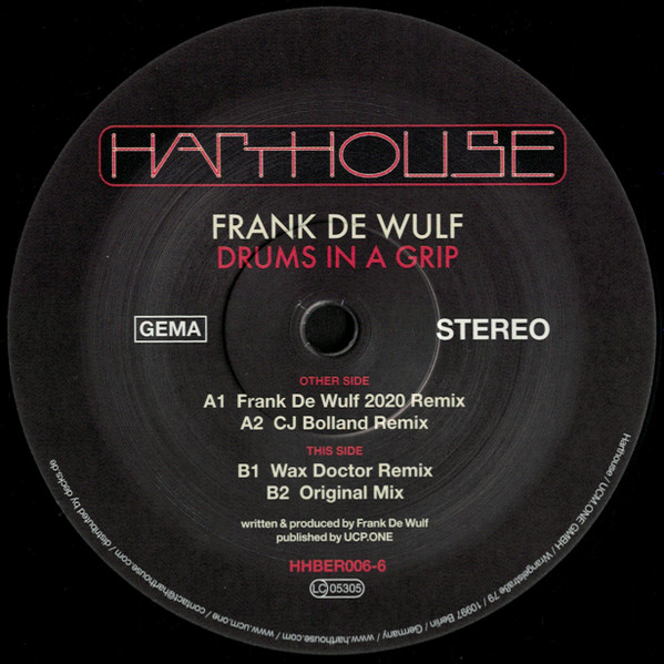 Cover F. De Wolf & Wax Doctor - Drum In A Grip