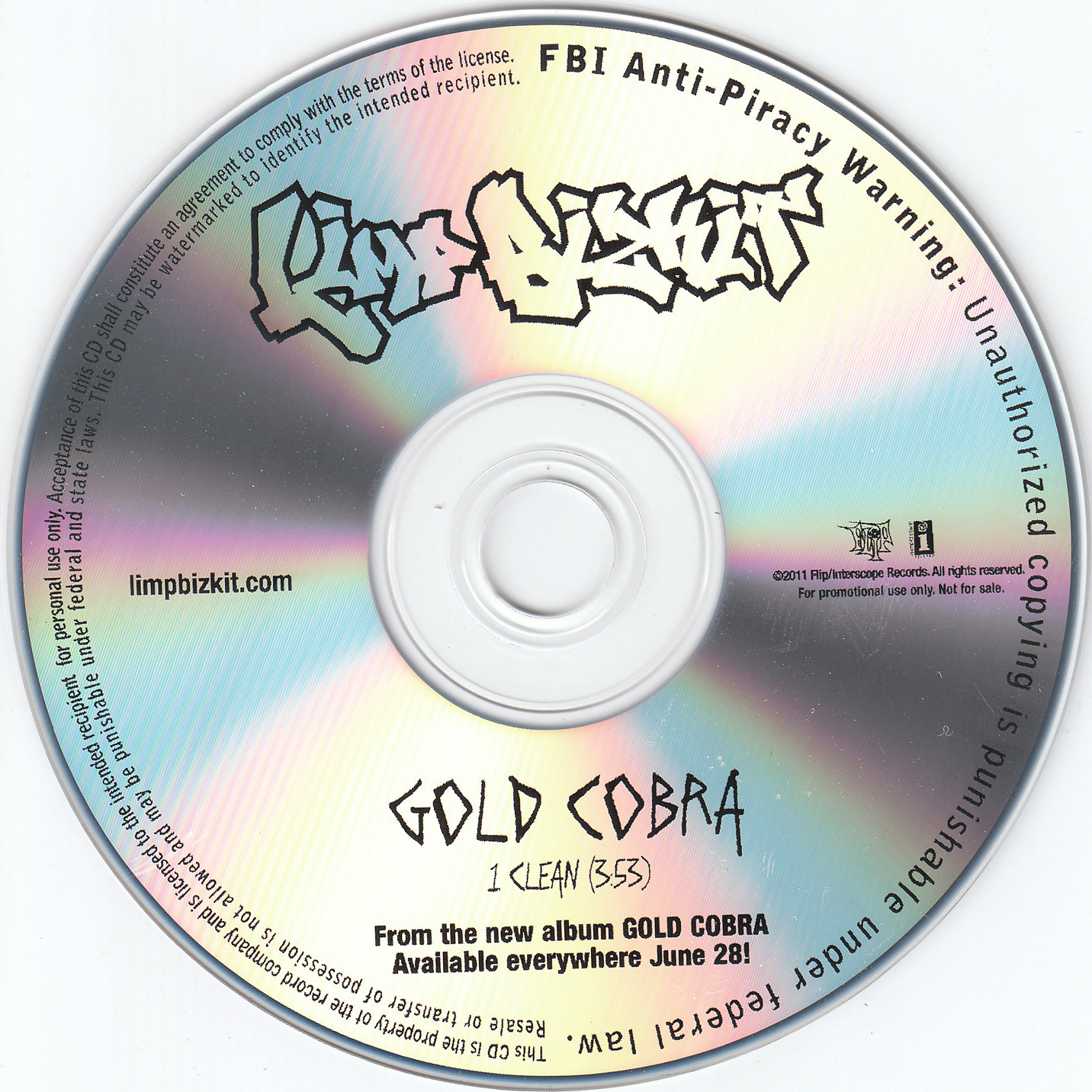 Cover Limp Bizkit - Gold Cobra (Clean Version)