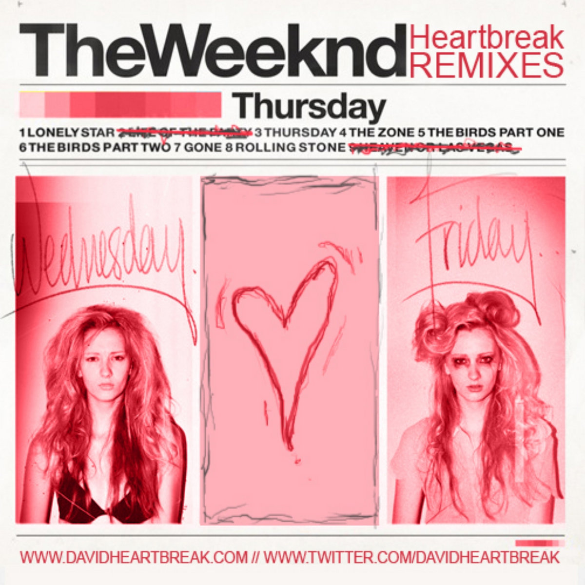 Обкладинка The Weekend - Thursday (David Heartbreak Rmx)