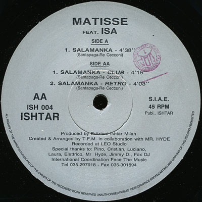  Matisse Feat. Isa - Salamanka (Retro)