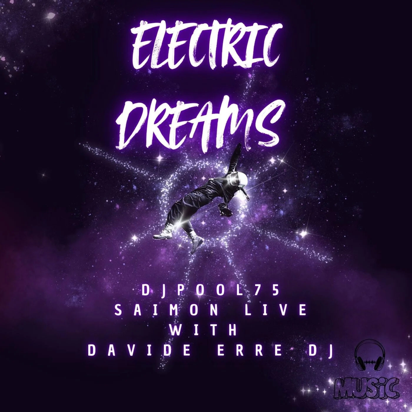  DJPool75, Saimon Live with Davide Erre DJ - Electric Dreams (Extended Mix)
