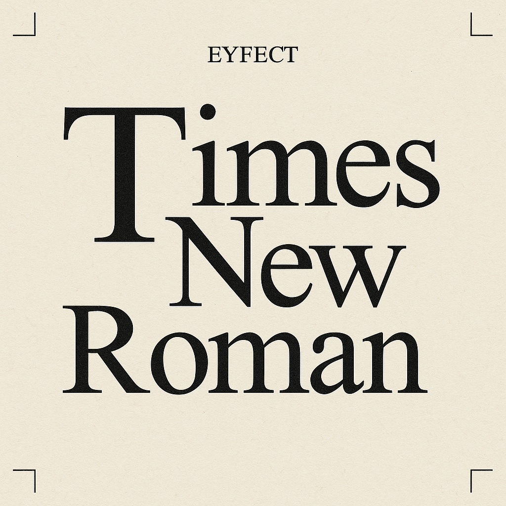  eyfect - Times New Roman