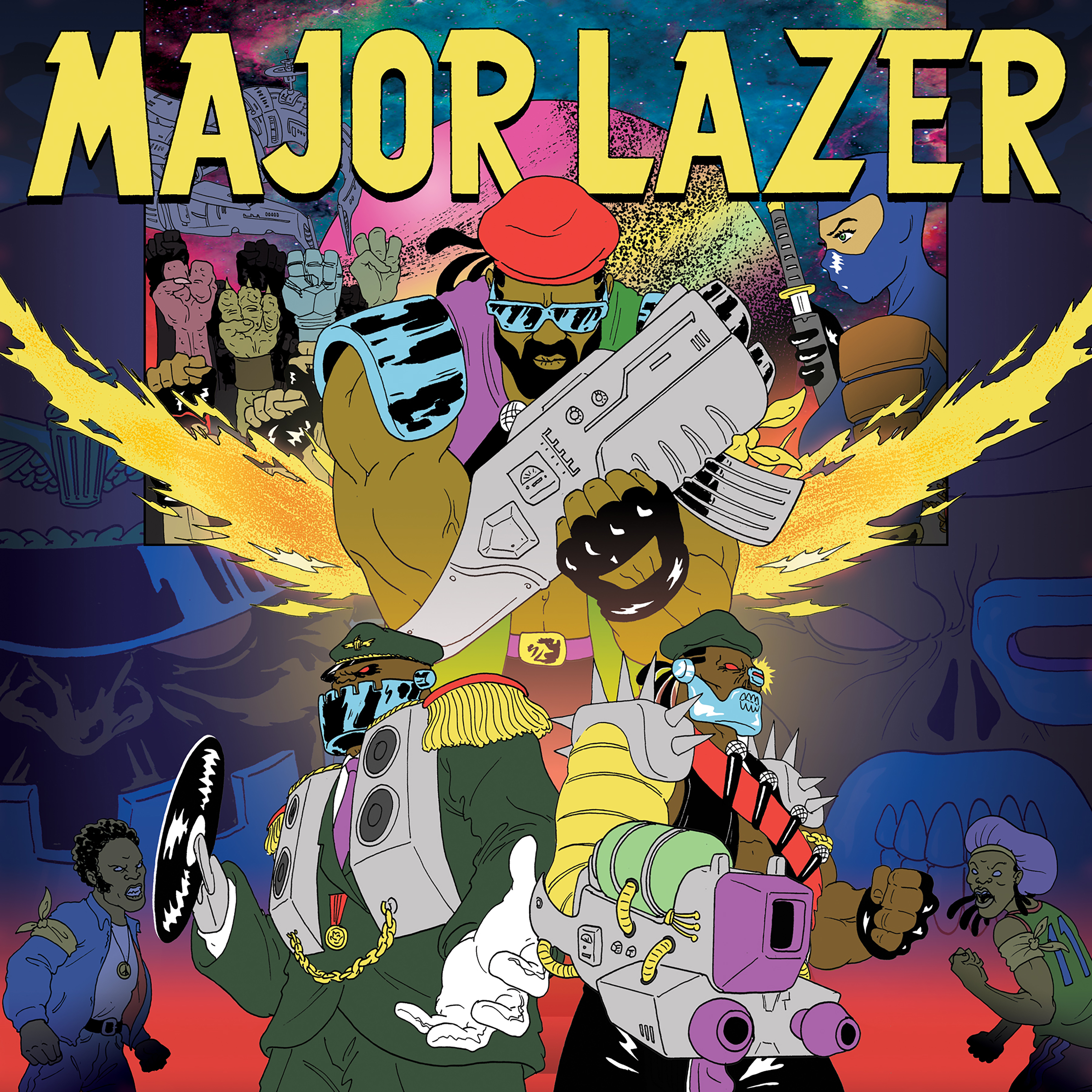  Major Lazer feat. Biggy, Leftside, GTA, Razz - Jet Blue Jet