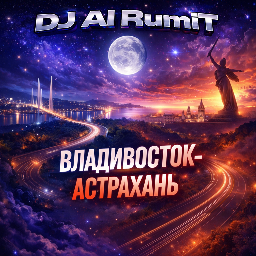 Обкладинка Тимур Шакиров (голос ИИ) - Владивосток-Астрахань