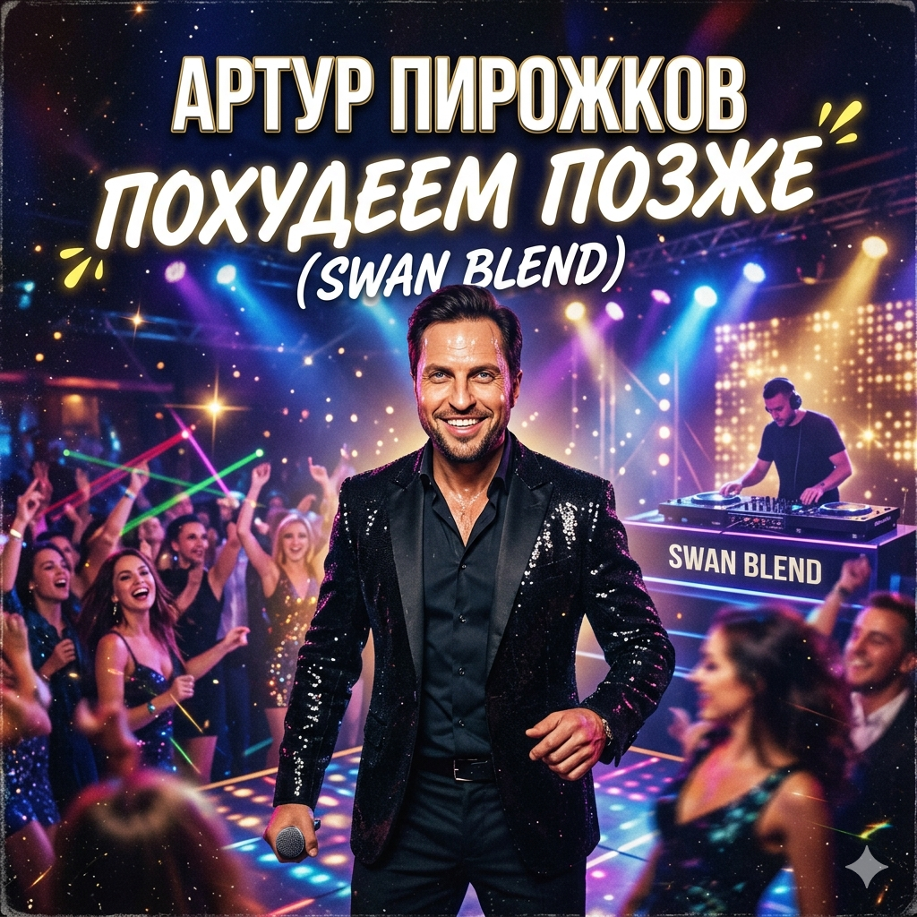 Обкладинка Артур Пирожков - Похудеем позже (Swan Blend)