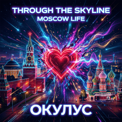 Through the skyline(Moscow Lights)