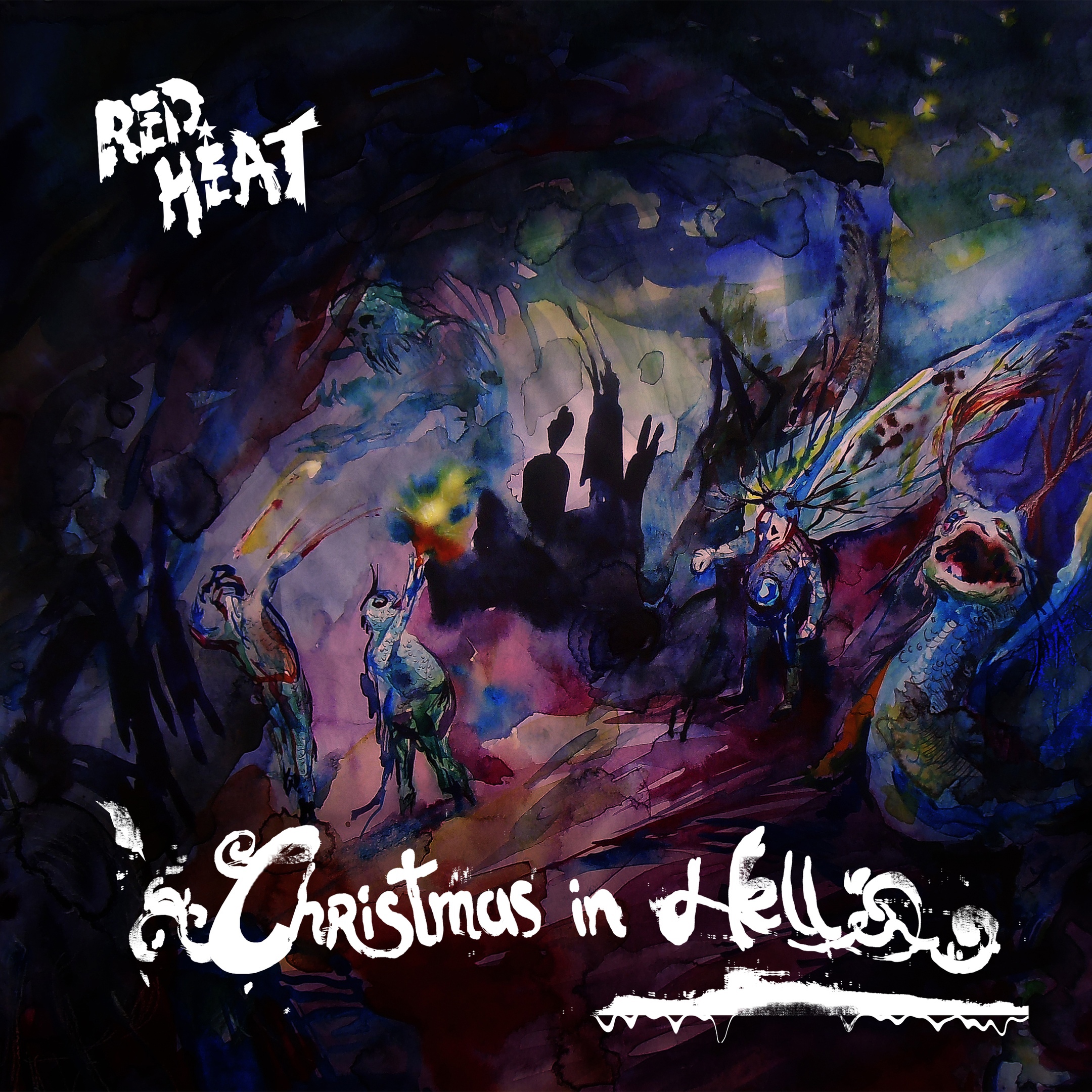 Cover Red Heat - Christmas in hell