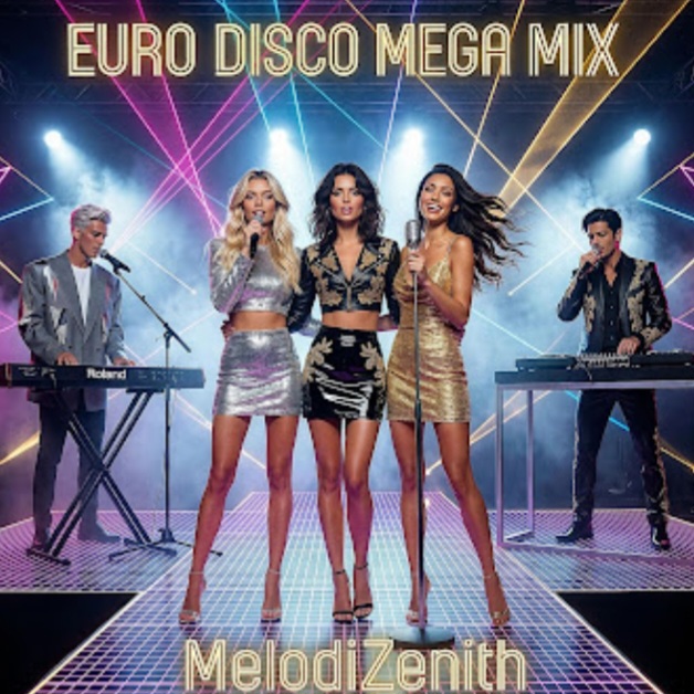 Обкладинка Melodizenith - Euro Disco Mega Mix