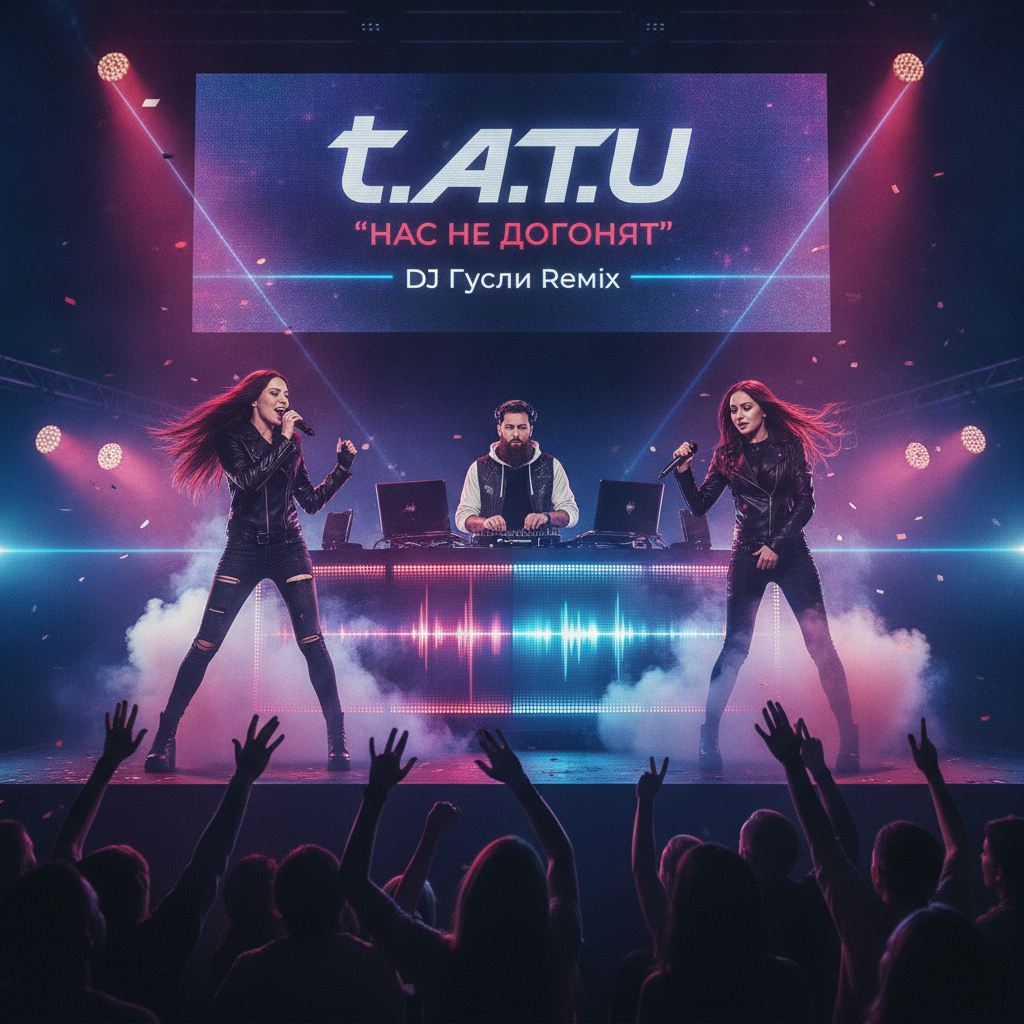  DJ GUSLI - t.A.T.u. — Нас не догонят (Remix)