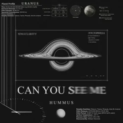 Обкладинка HUMMUS - Can You See Me
