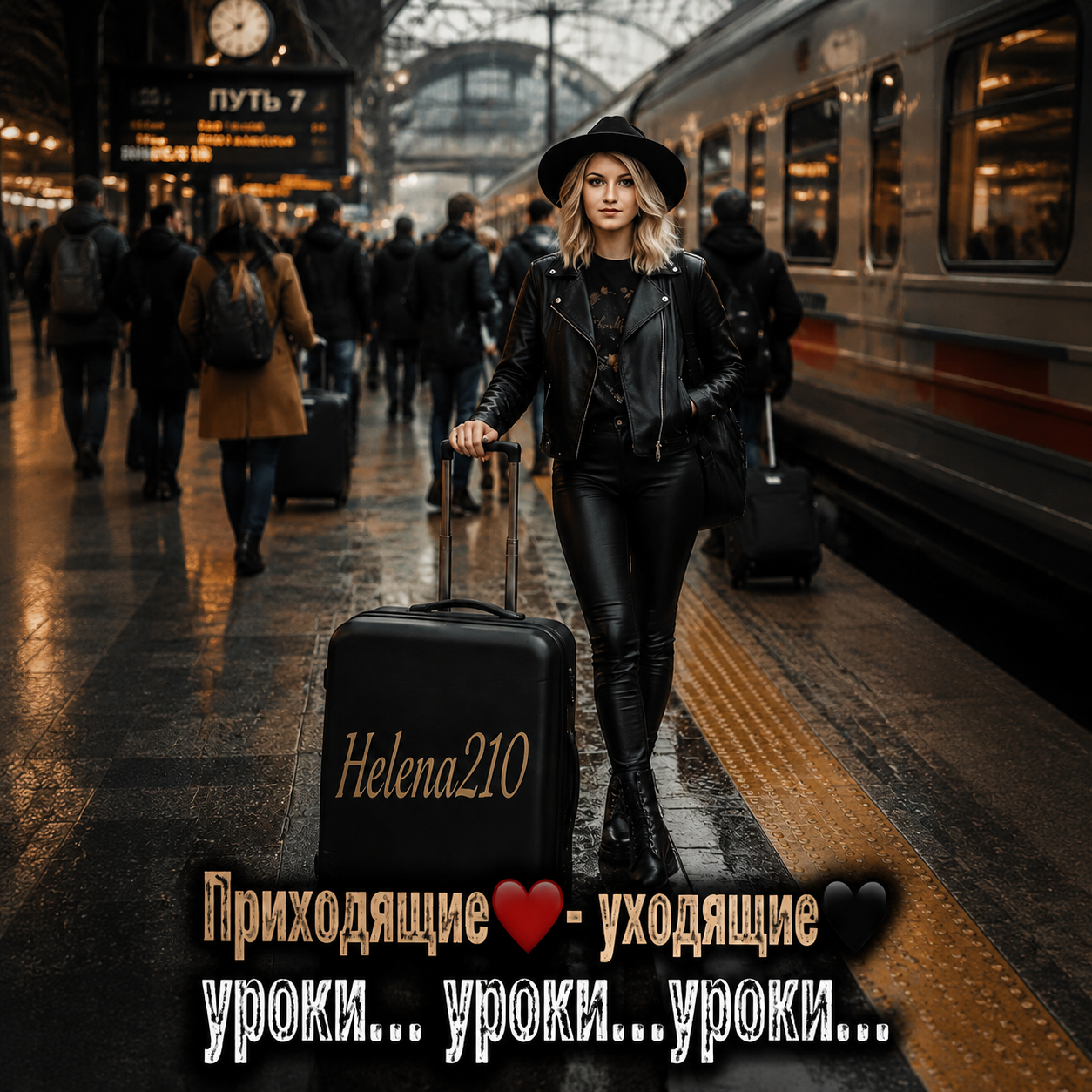  Helena210 - Приходящие❤️ - Уходящие🖤