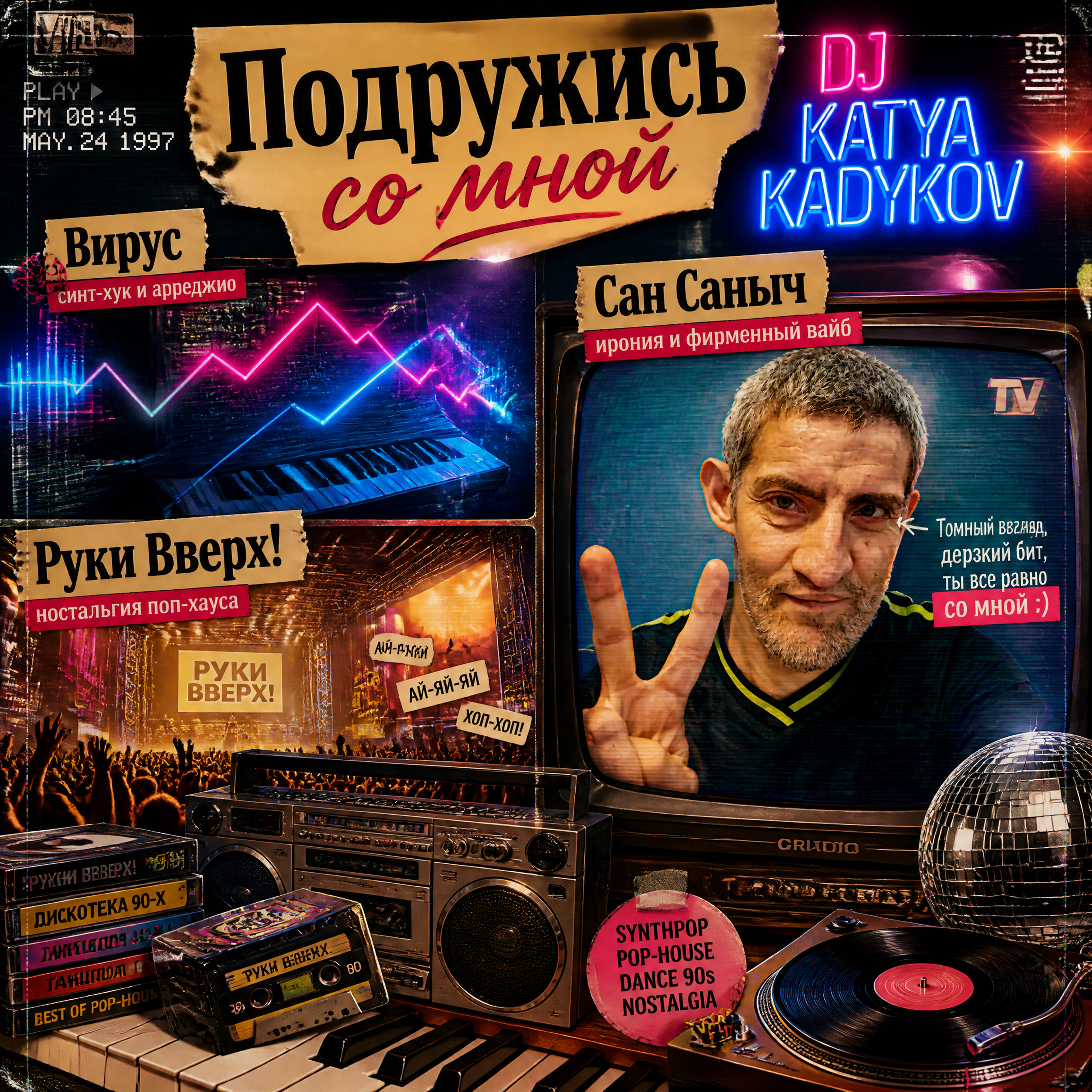  DJ Katya Kadykov - Подружись со мной (слова_Вирус_Руки Вверх_Артур Пирожков)