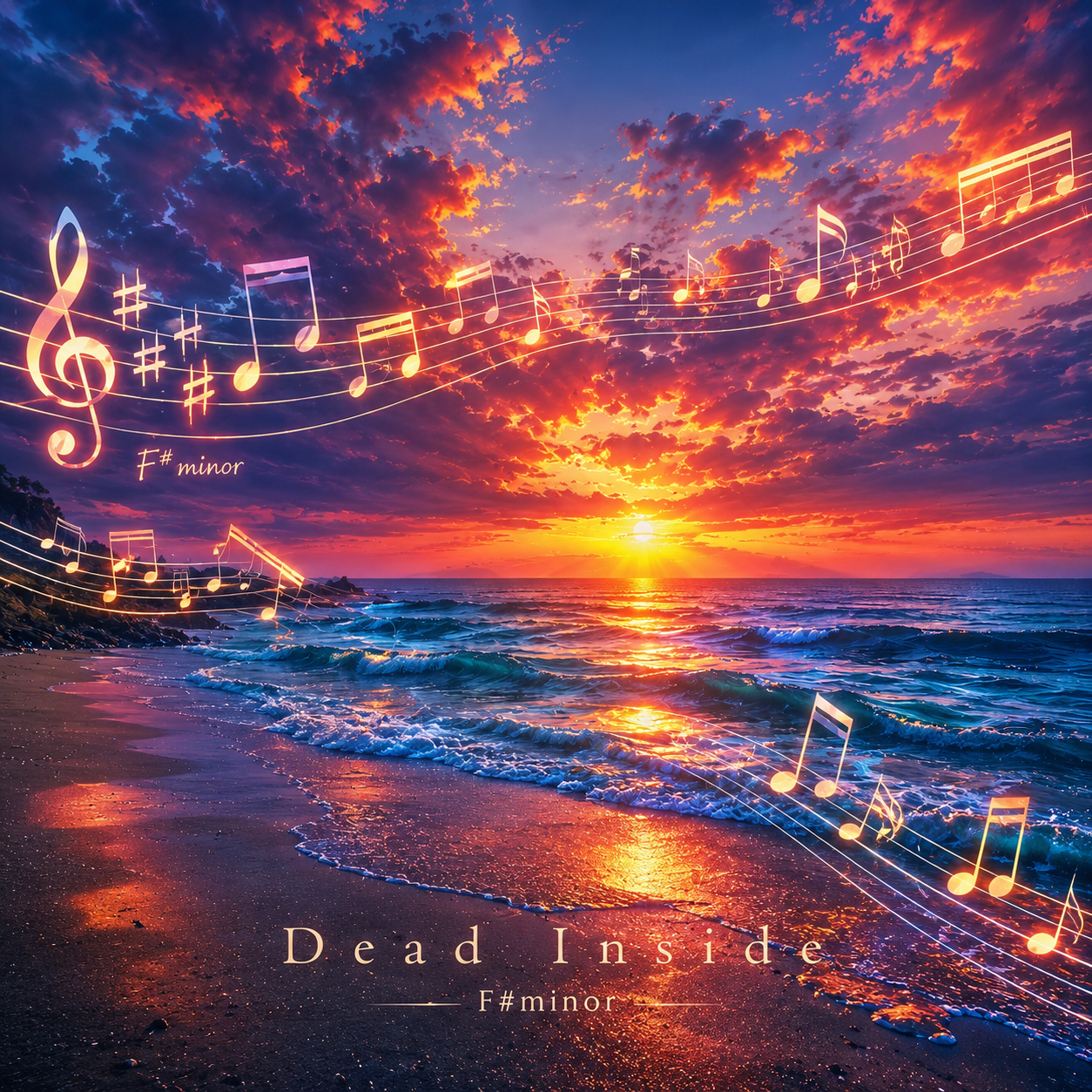  Dead Inside(remix by E.N.A) - F#Minor