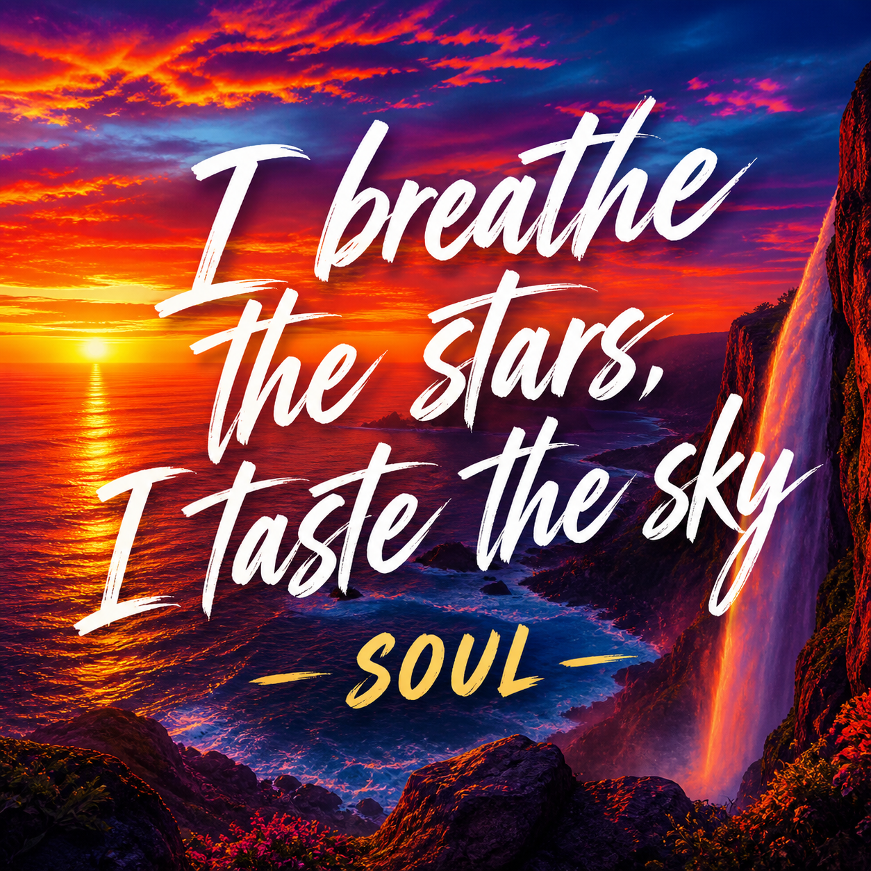  SOUL - I breathe the stars, I taste the sky