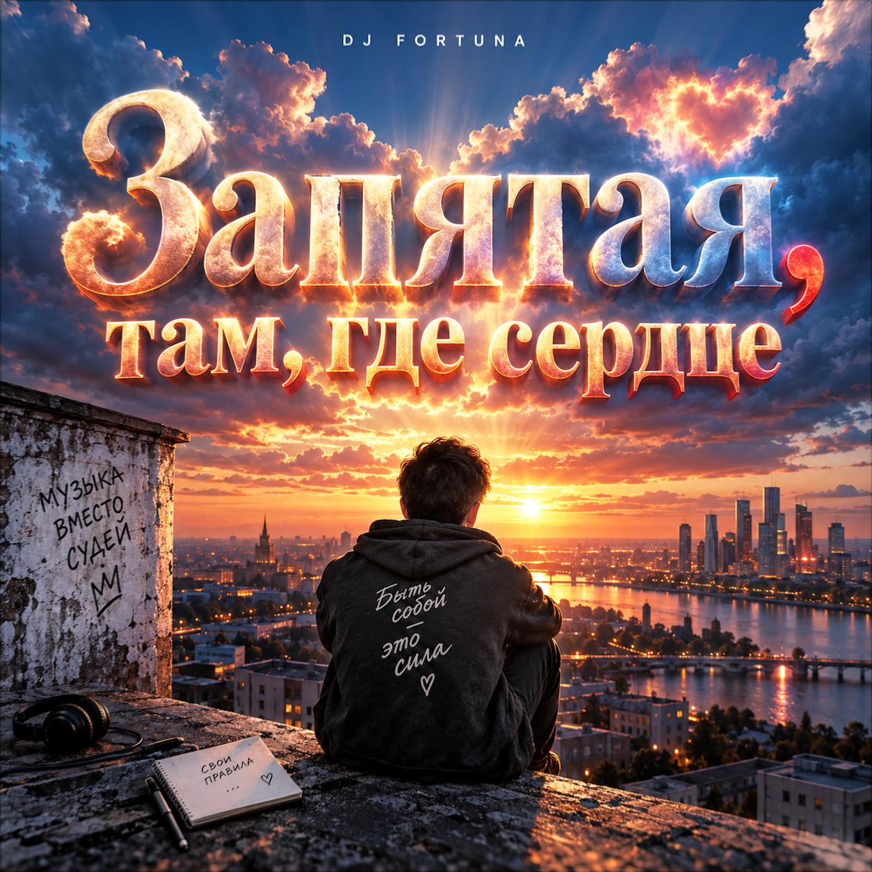  DJ FORTUNA - ЗАПЯТАЯ ТАМ, ГДЕ СЕРДЦЕ