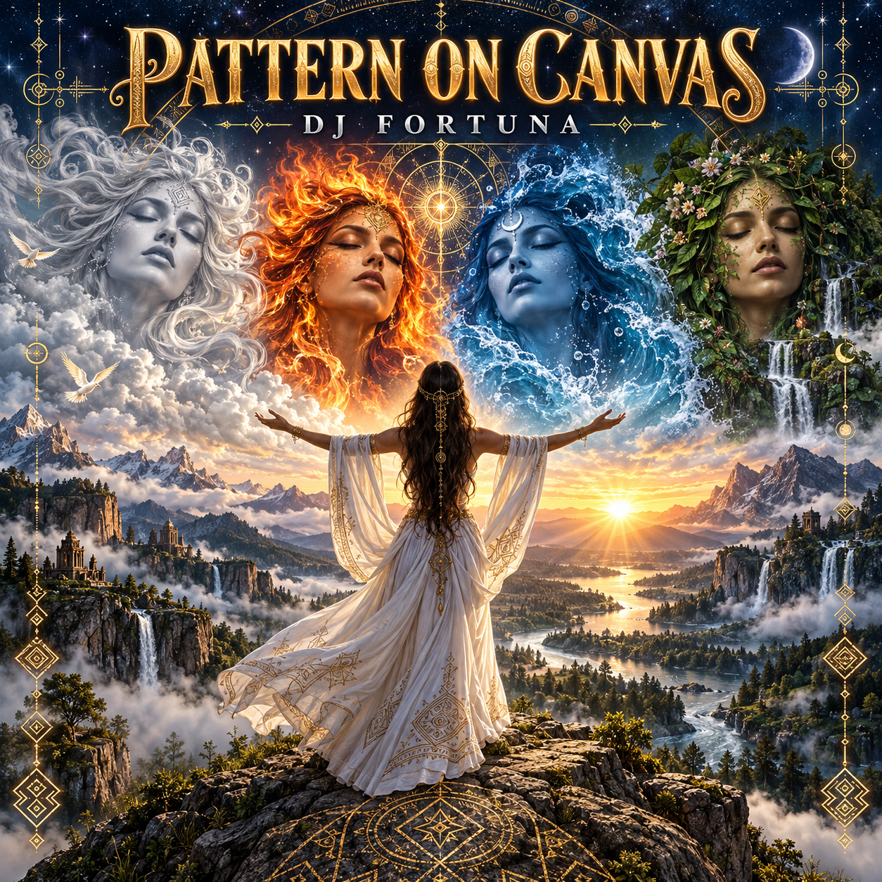  DJ FORTUNA - PATTERN ON CANVAS