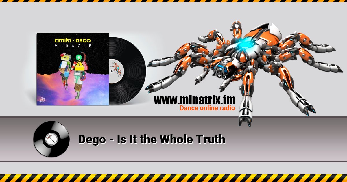 Dego - Is It the Whole Truth Listen online and download MP3