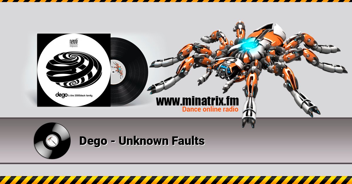 Dego - Unknown Faults Dego - Unknown Faults Listen online and download MP3