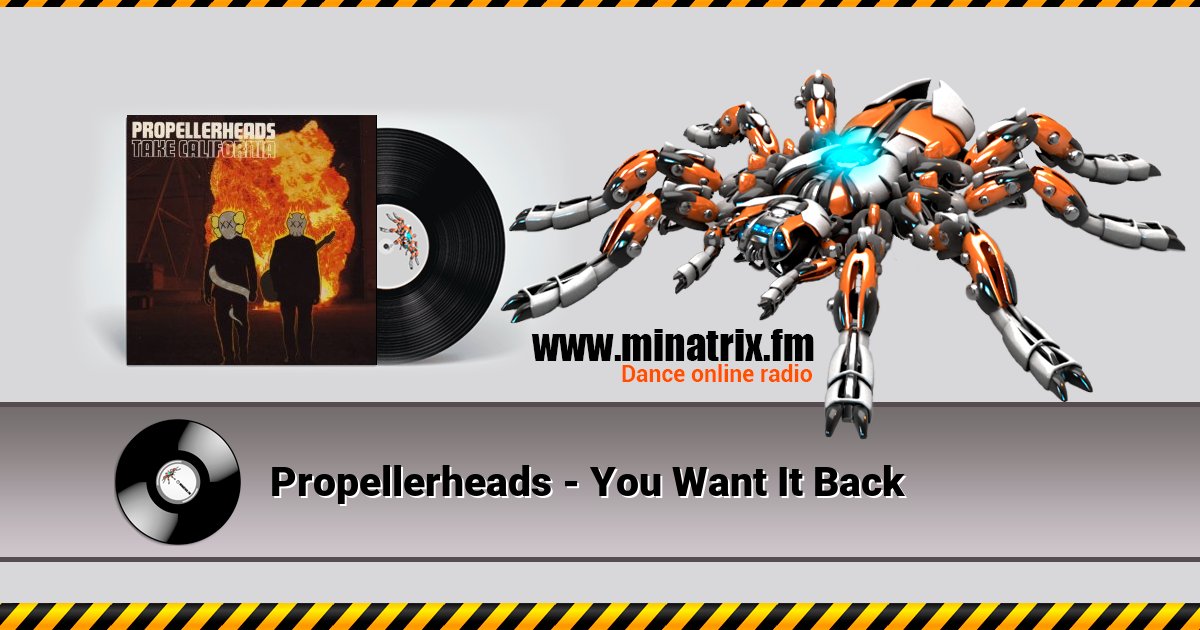 Propellerheads - You Want It Back Propellerheads - You Want It Back Listen online and download MP3