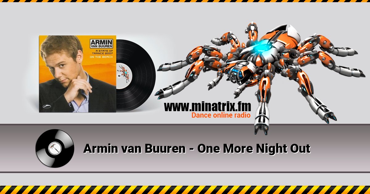 Armin van Buuren - One More Night Out Listen online and download MP3
