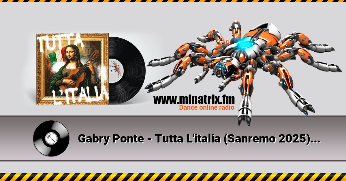 Gabry Ponte - Tutta L'italia (Sanremo 2025) Gabry Ponte - Tutta L'italia (Sanremo 2025) Listen online and download MP3