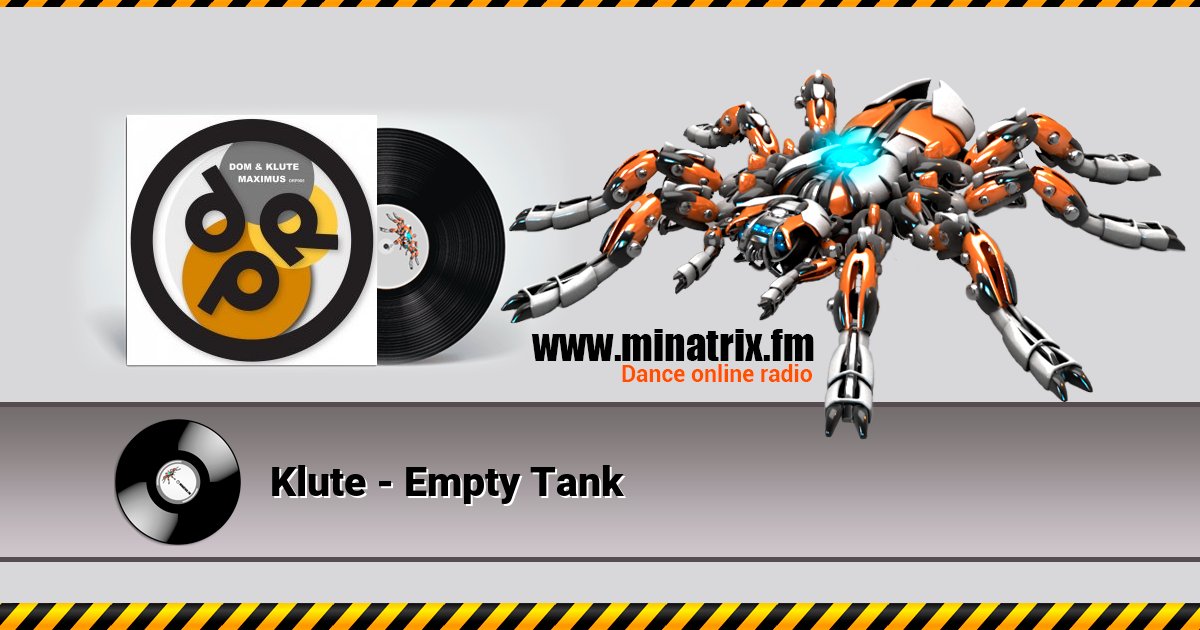 Klute - Empty Tank Listen online and download MP3