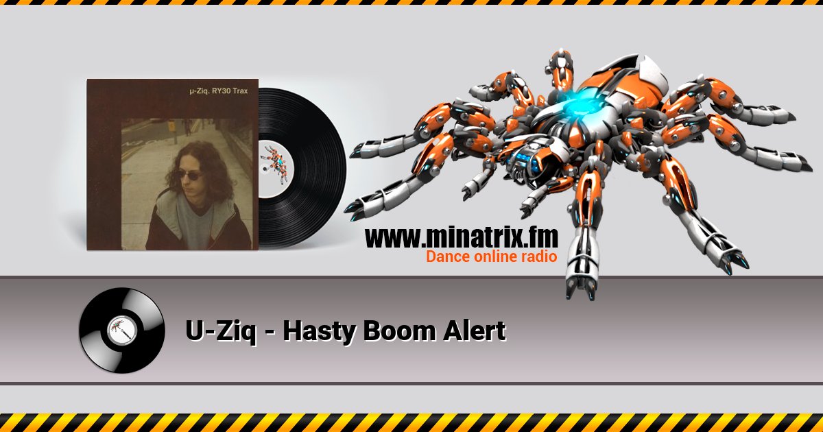 U-Ziq - Hasty Boom Alert Listen online and download MP3