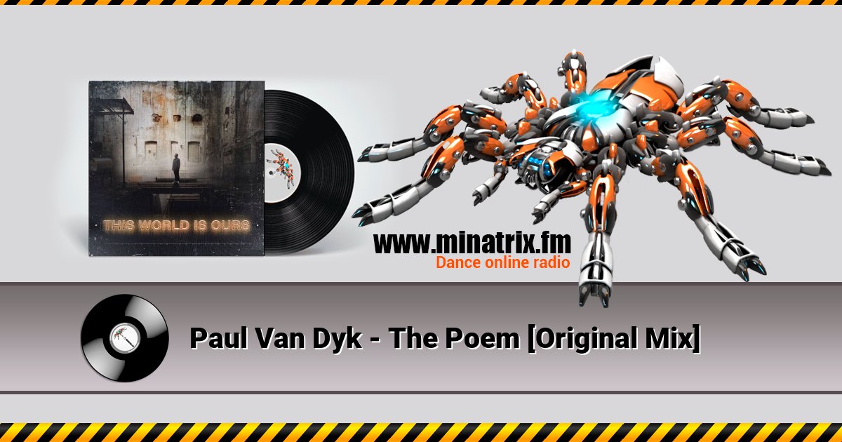 Paul Van Dyk - The Poem [Original Mix] Listen online and download MP3