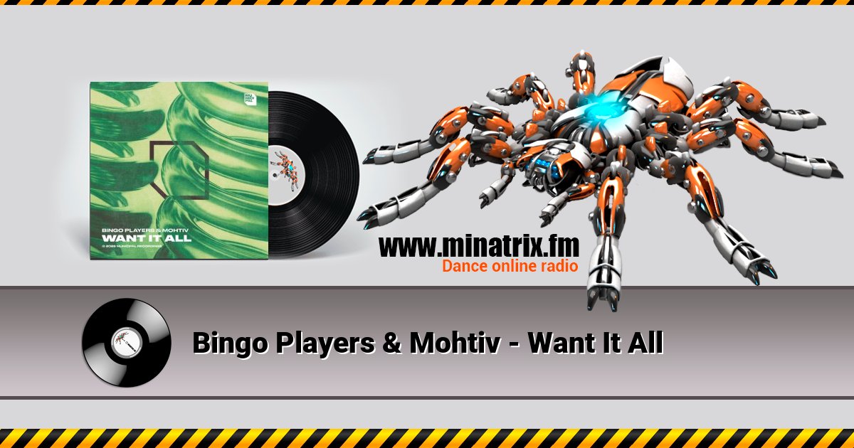 Bingo Players & Mohtiv - Want It All Listen online and download MP3