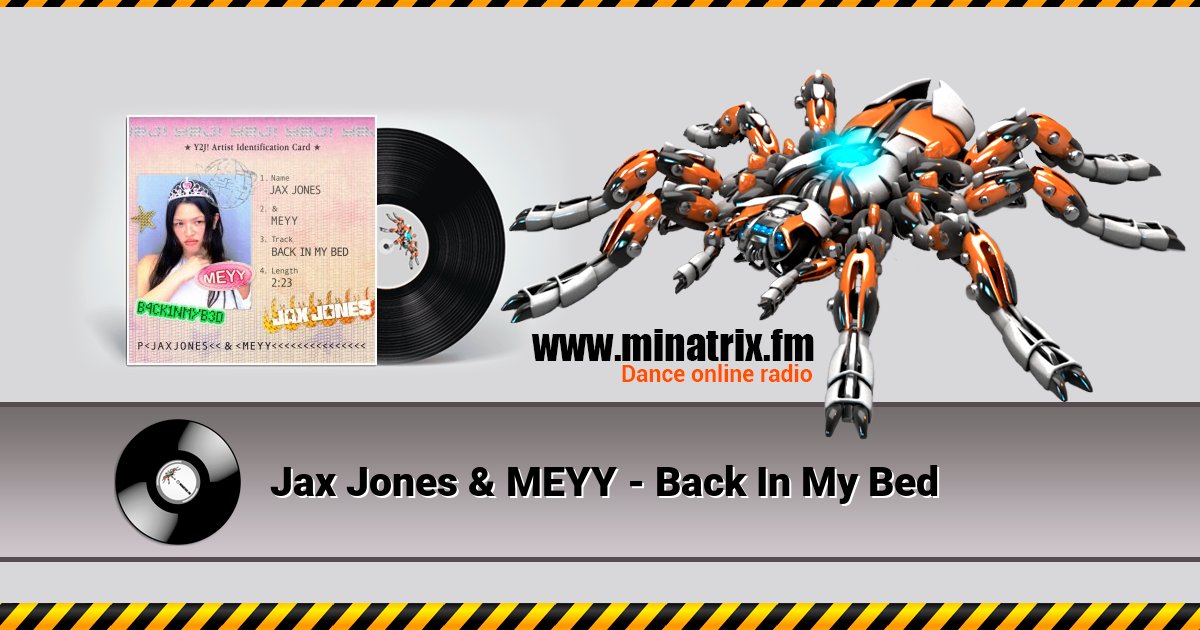 Jax Jones & MEYY - Back In My Bed Listen online and download MP3
