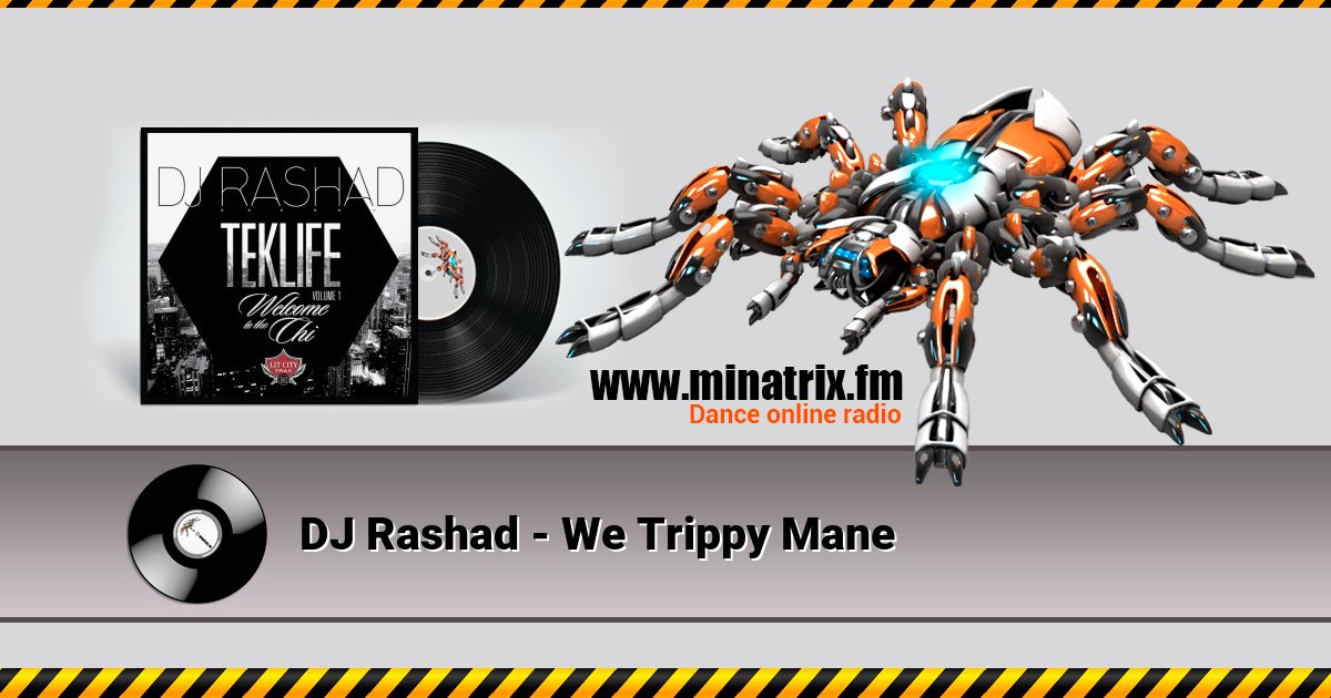 DJ Rashad - We Trippy Mane Listen online and download MP3