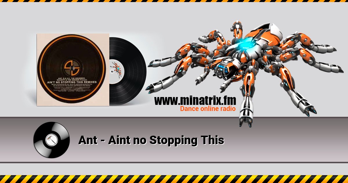 Ant - Aint no Stopping This Listen online and download MP3