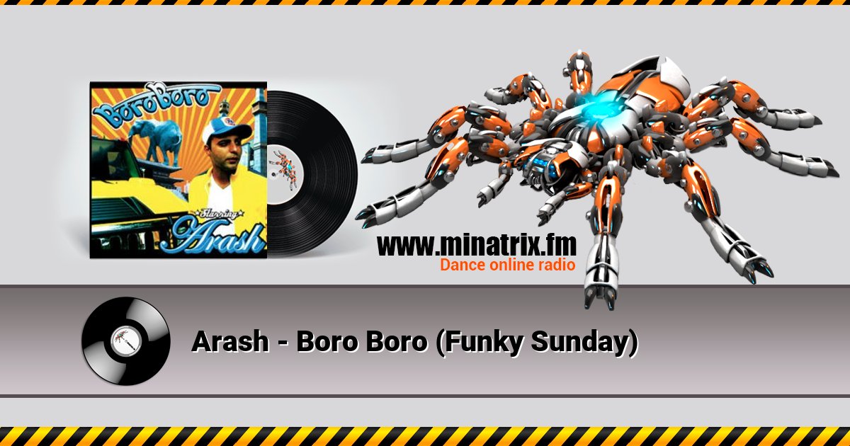 Arash - Boro Boro (Funky Sunday) Arash - Boro Boro (Funky Sunday) Listen online and download MP3