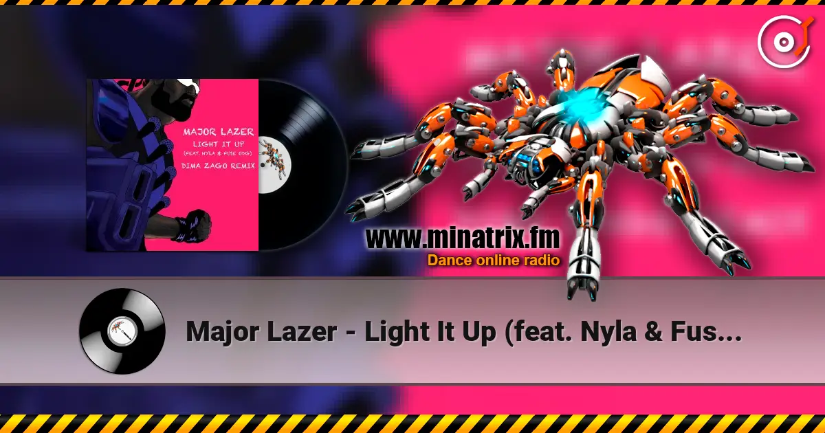Major Lazer - Light It Up (feat. Nyla & Fuse ODG) [Dima Zago Remix] edit слухати онлайн у високій якості | Minatrix.FM