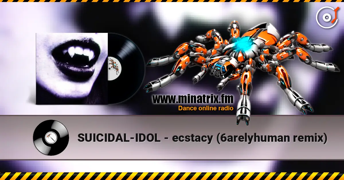 SUICIDAL-IDOL - ecstacy (6arelyhuman remix) слухати онлайн у високій якості | Minatrix.FM