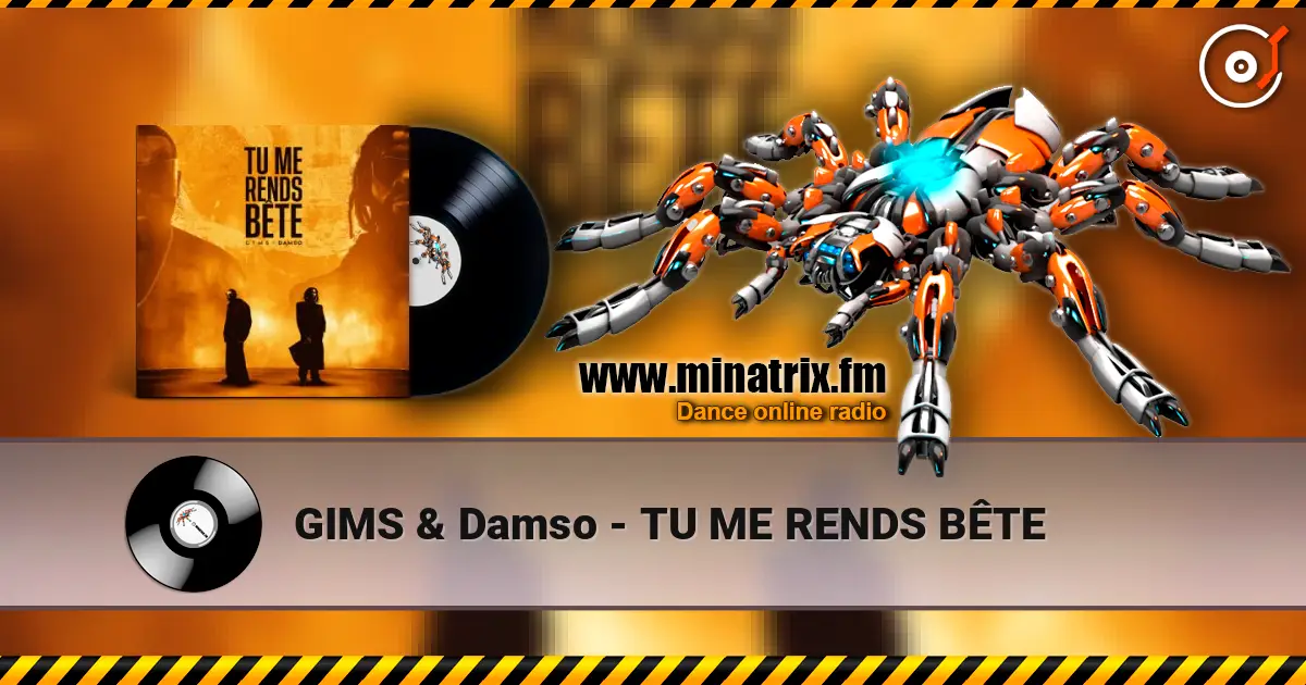 GIMS & Damso - TU ME RENDS BÊTE слухати онлайн у високій якості | Minatrix.FM