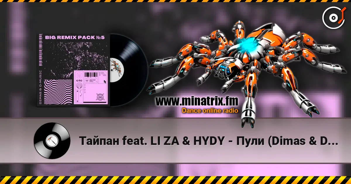 Тайпан feat. LI ZA & HYDY - Пули (Dimas & D-Music Remix) слухати онлайн у високій якості | Minatrix.FM