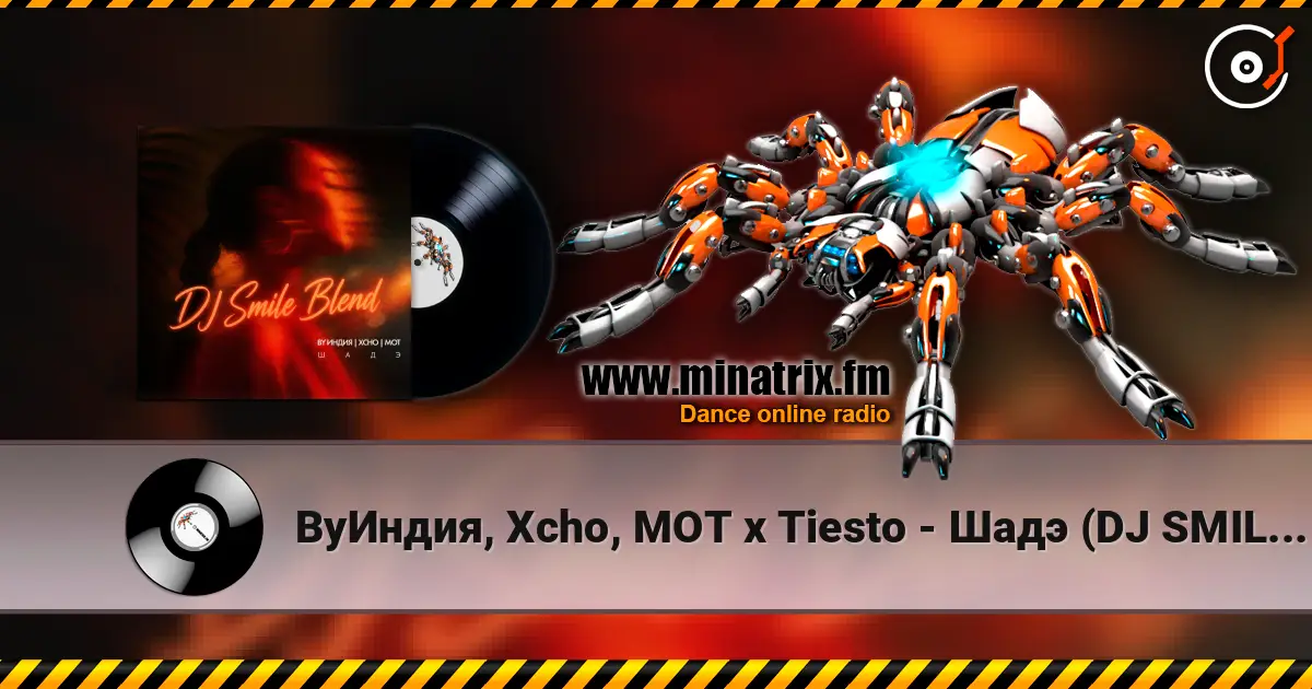 ВуИндия, Xcho, MOT x Tiesto - Шадэ (DJ SMILE Radio Edit) слухати онлайн у високій якості | Minatrix.FM