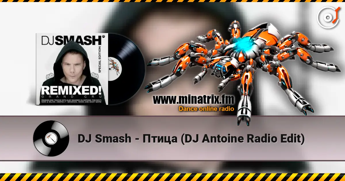 DJ Smash - Птица (DJ Antoine Radio Edit) слухати онлайн у високій якості | Minatrix.FM