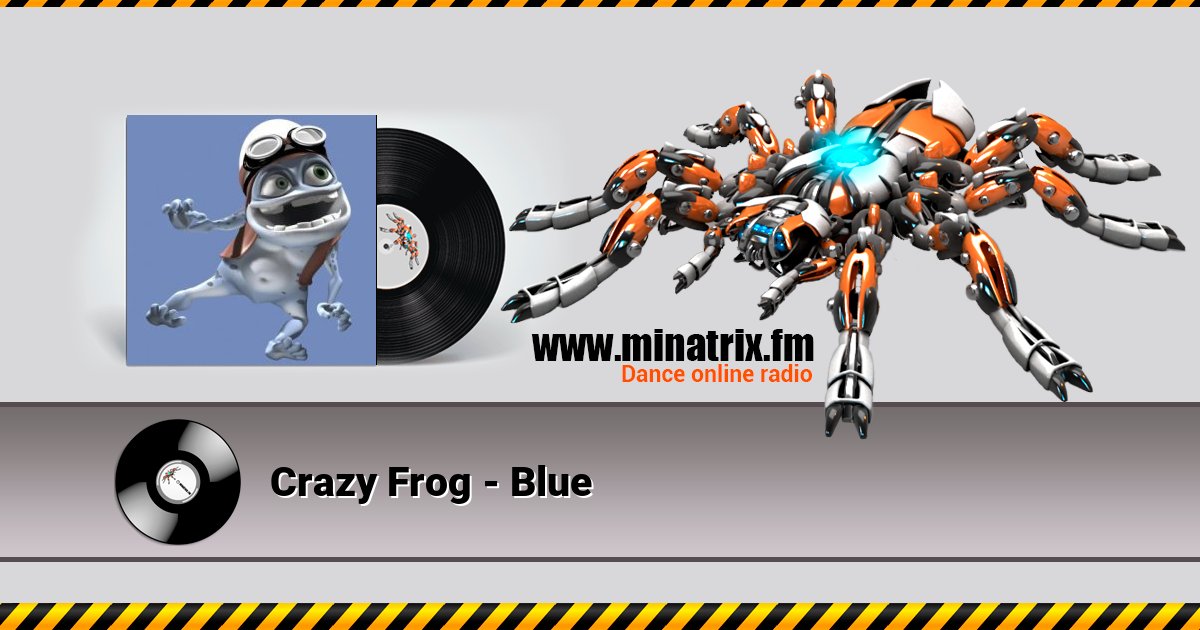 Crazy Frog - Blue Listen online and download MP3