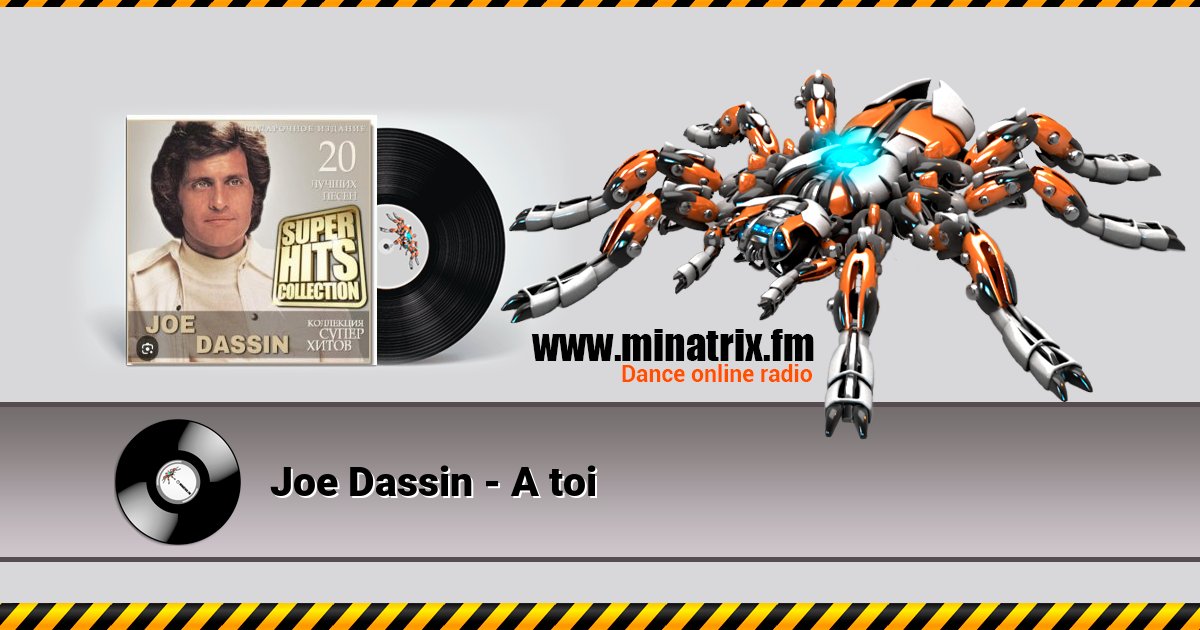 Joe Dassin - A toi Listen online and download MP3