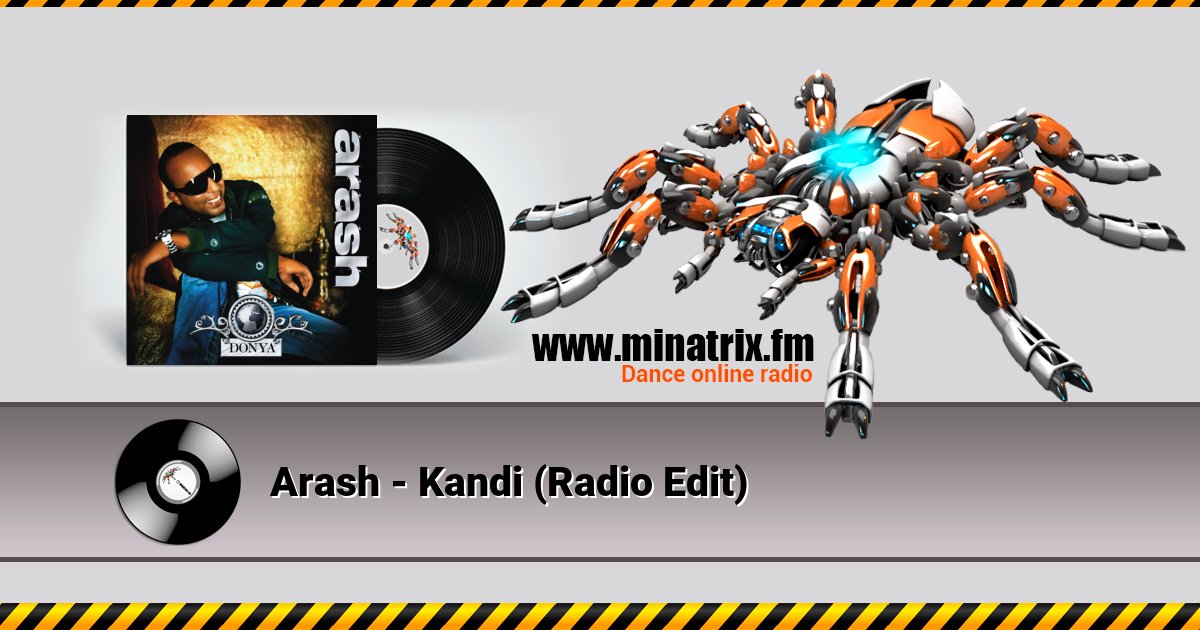 Arash - Kandi (Radio Edit) Слухати онлайн та завантажити MP3