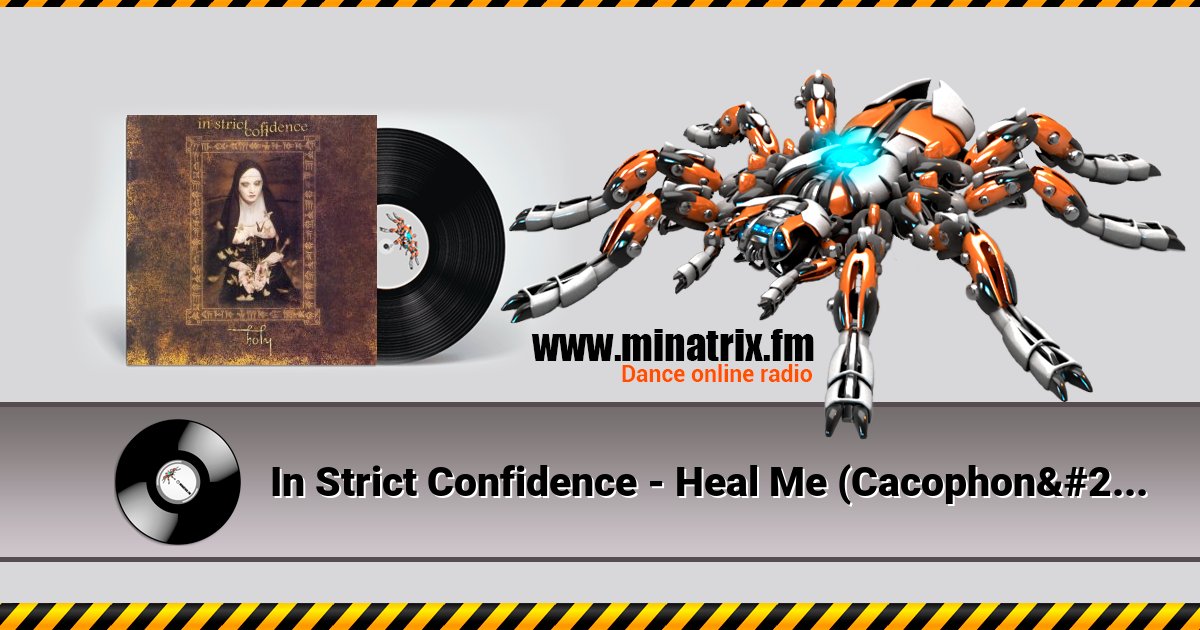 In Strict Confidence - Heal Me (Cacophonü Edit) Listen online and download MP3