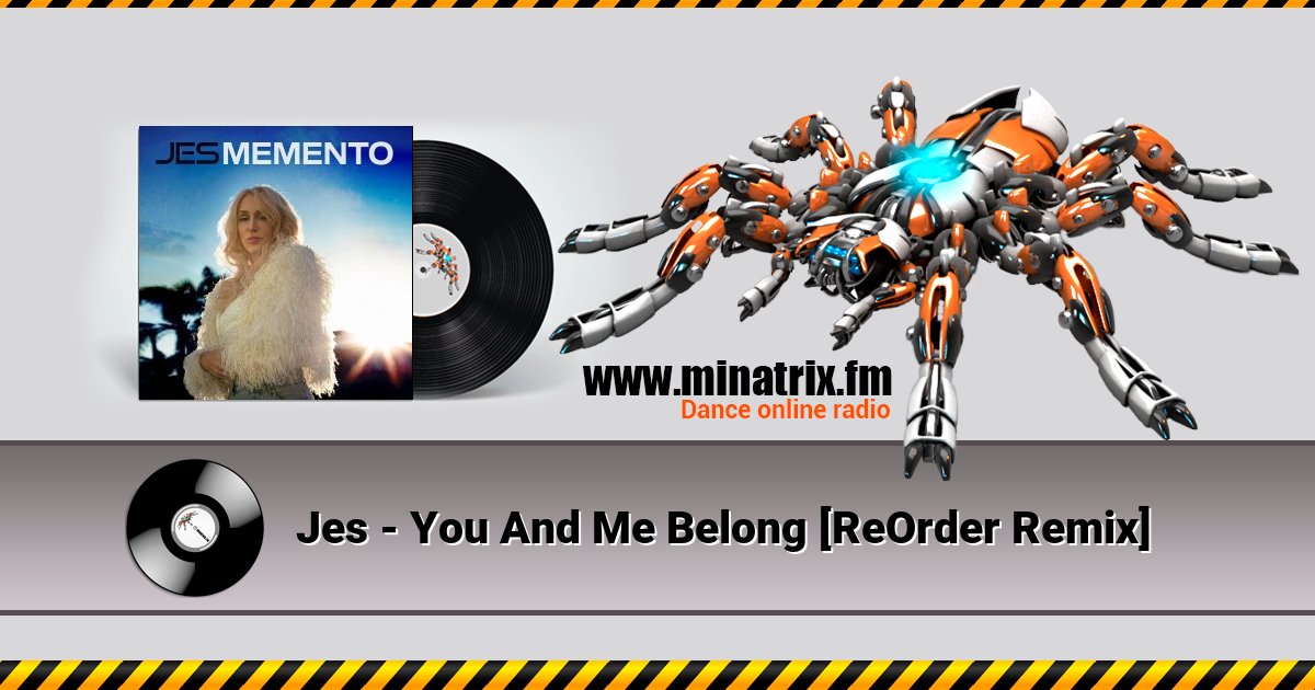 Jes - You And Me Belong [ReOrder Remix] Listen online and download MP3