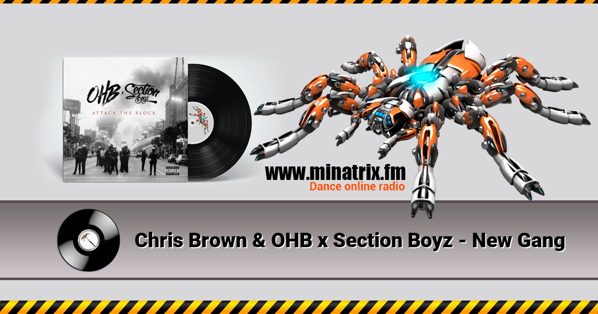 Chris Brown & OHB x Section Boyz - New Gang Listen online and download MP3