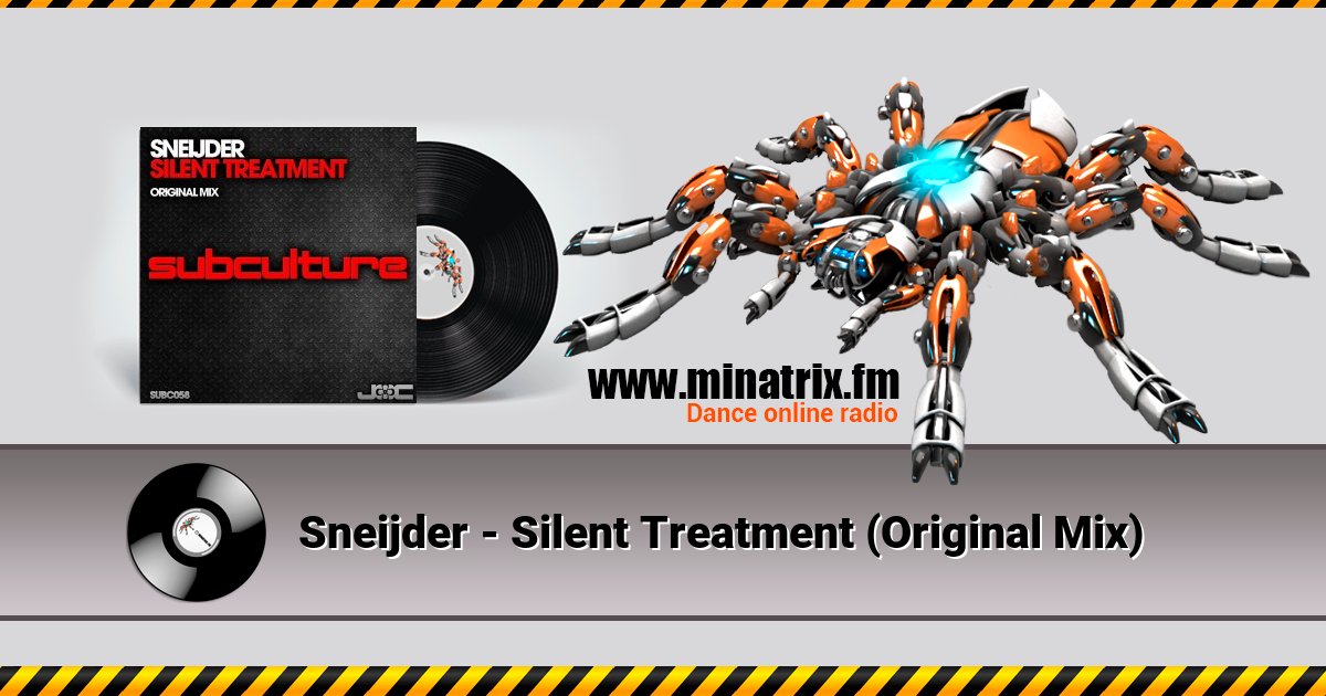 Sneijder - Silent Treatment (Original Mix) Listen online and download MP3