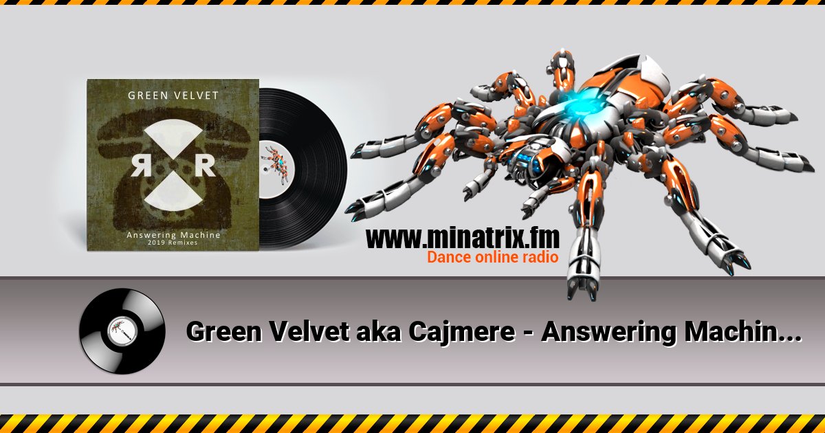 Green Velvet aka Cajmere - Answering Machine (Original Mix) Listen online and download MP3