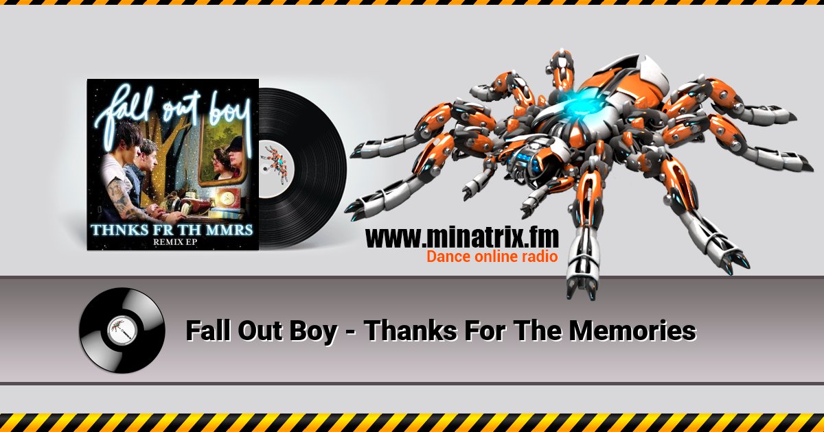 Fall Out Boy - Thanks For The Memories Listen online and download MP3