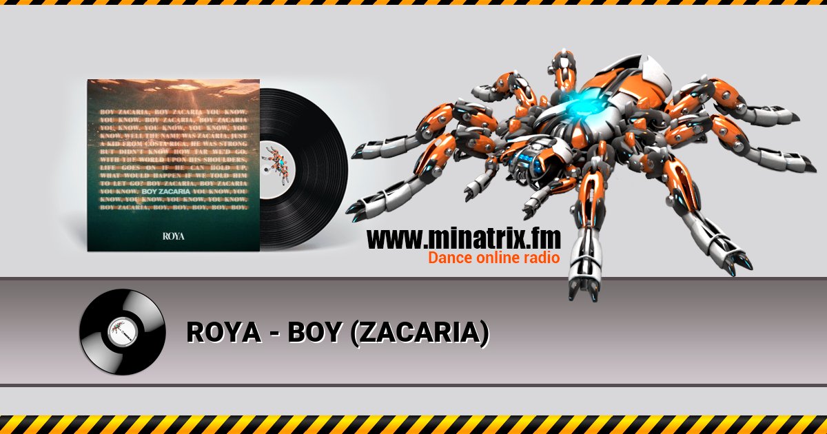 ROYA - BOY (ZACARIA) Listen online and download MP3