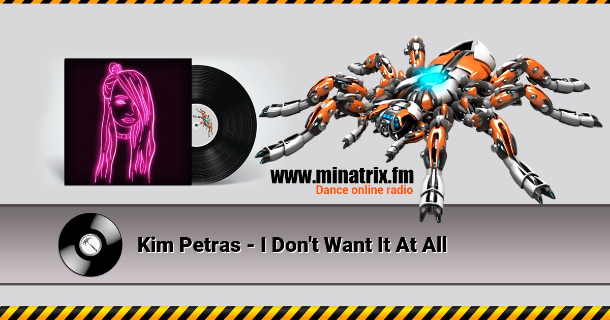 Kim Petras - I Don't Want It At All Listen online and download MP3